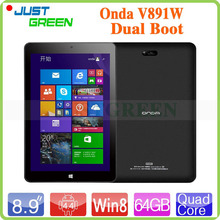 Onda V891W Dual Boot Tablet PC 8 9 1920x1200 IPS Screen Z3735F 64Bit Quad Core 1