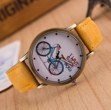 hot sale Unisex Quartz Watches Men Sports Watches watch Denim Fabric Women Dress Watch wristwatch relogio