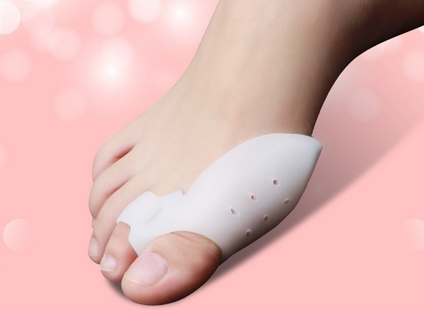 Image of Silicone gel bunion splint big toe separator Overlapping spreader protection feet care corrector aligns health hallux valgus new