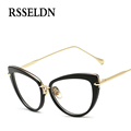 RSSELDN New Brand Women Optical Glasses Spectacle Frame Cat Eye Eyeglasses Anti fatigue Glasses Eyewear Oculos