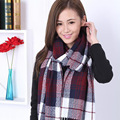 2016 Hot Autumn And Winter Cashmere Plaid Tartan Double Sides Lengthen Thick Warm Scarf Shawl Female