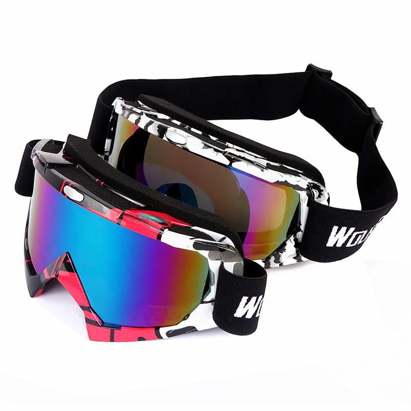 Image of WOLFBIKE UV400 Protection Ski Goggles Outdoor Sports Snowboarding Skate Goggles Men Women Snow Skiing Sun Glasses Eyewear