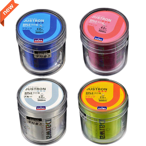Image of Free Shipping 500M Justron Brand Super Strong Multifilament Quality Color Nylon Fishing Line 8 10 15 20 30 40 60LB