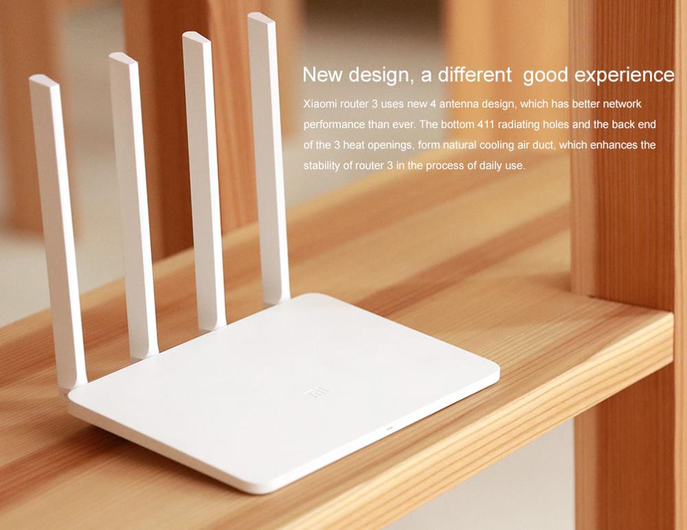 Original Xiaomi Mi WIFI Router 3 CPU MT7620A 2.4G5G WiFi Roteador Dual band 4 antenna APP Control   1167Mbps ok (11)
