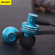 Genuine Awei ES900i In-Ear Earphone for Iphone IPOD Samsung HTC Xiaomi,Clear Bass with Mic Headset Headphone,Free shipping