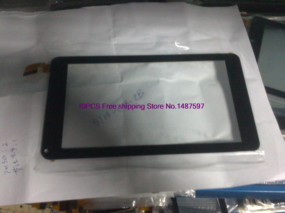 10PCS Free shipping 7 inch S738-C0B-ZB touchscreen external screen handwriting touch screen capacitive screen