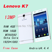 Lenovo K7 Mobile Phone 5 IPS 2 0GHZ 13MP Android 4 4 4 MTK6592 Octa Core