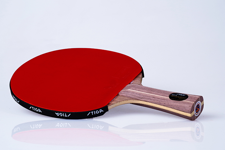 2015 Best quality wood paddle grip long handle rackets for table tennis holder rubber finished pingpong rackets offensive