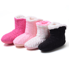 Warm Home Slippers 2016 New Korea Style Flower Lovely Home Shoes,Floor Socks , Indoor Slippers Winter Foot Warmer,4 colors