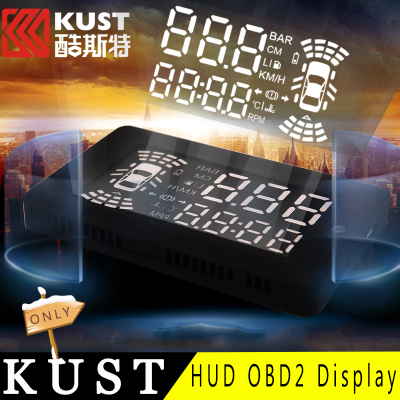 Image of KUST NEWEST Car HUD Head Up Display For Chevrolet HUD For Cruze HUD OBD2 Display For CRUZE 2009 To 2014 For Malibu 2012 To 2015