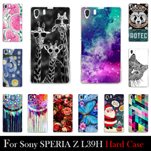 For Sony Xperia Z1 L39H C6902 C6903 C6906 Case Hard Plastic Cellphone Mask Case Protective Cover Housing Skin Mask Shipping Free