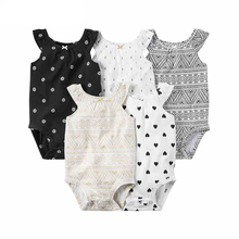 Baby Clothing Rompers 2016 New Arrival Baby Girl’s Newborn Sleeveless O-Neck Vest Type Climbing Cotton Fashion Clothes SMT-119