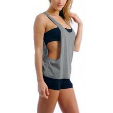 Top Fashion Summer Blusas 2016 Women Sexy Casual Vest Sleeveless Open Side Tank Tops Stretch Camisole