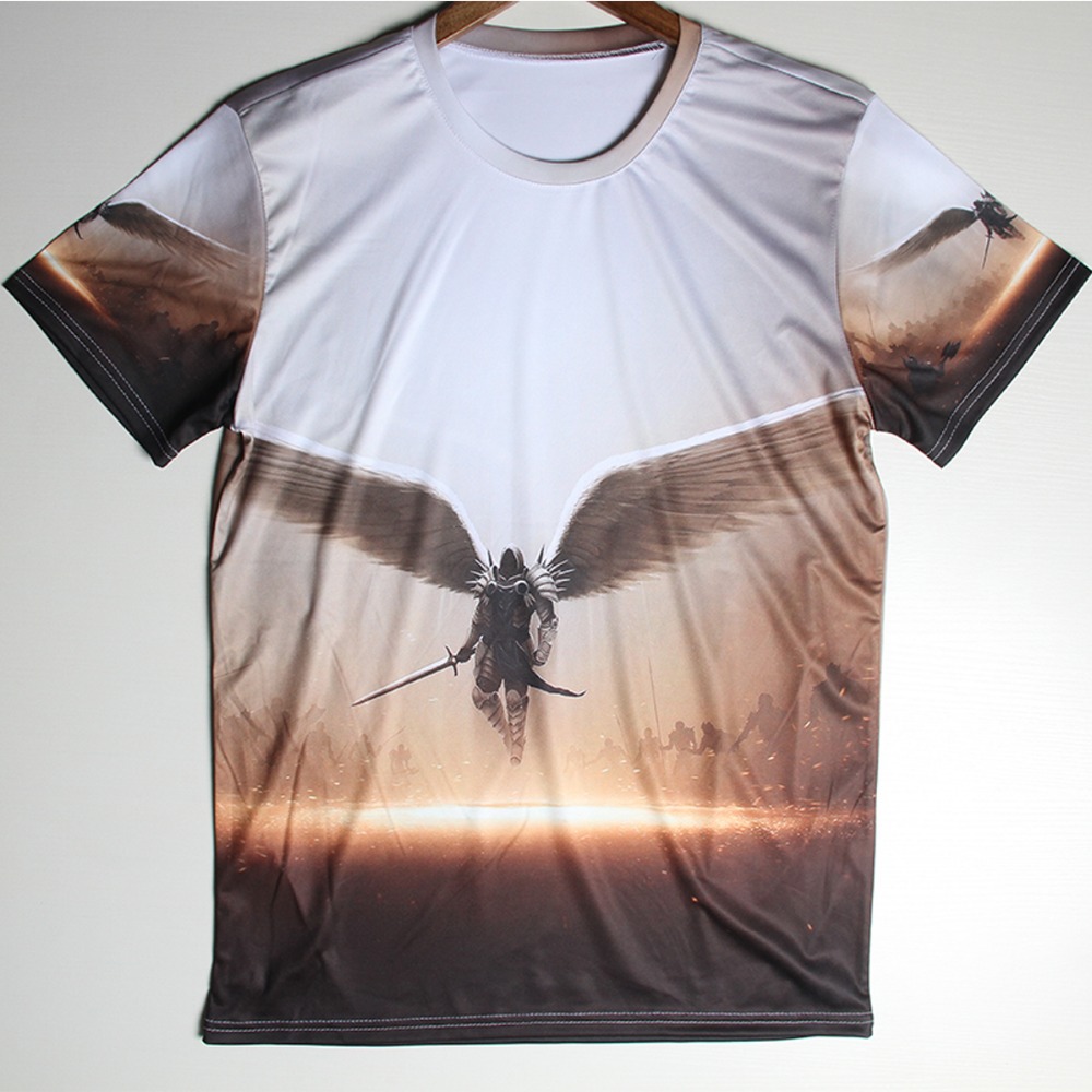3D Madagascar T Shirts Men Angel Kayle Man T Shirt Cotton Short Sleeves Wall E Mens