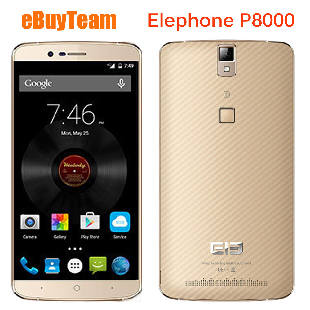 5 5 Elephone P8000 4G LTE Mobile Phone MTK6753 Octa Core FHD 3GB RAM 16GB ROM
