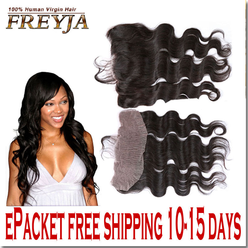 Image of Brazilian Virgin Hair Lace Frontal,13x4 Body Wave Lace Frontal Closure,Ear To Ear Full Lace Frontal and Closures With Baby Hair