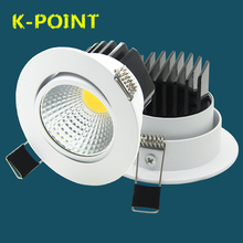 Modern Home indoor decoration Super Bright Recessed LED Downlight COB 5W 7W 9W 12W LED Spot light LED Ceiling Lamp AC 110V 220V