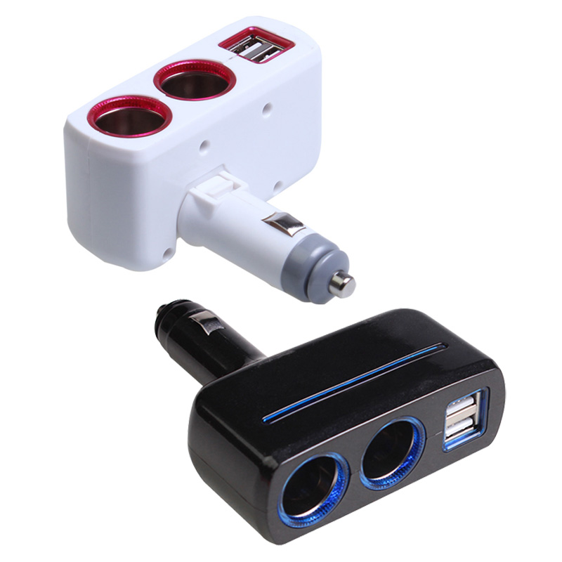 Image of R1B1 SD-1918 3.1A 80W Car Charger Car Lighter Socket with Dual USB Interface Free Shipping