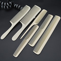 Pro Hairdresser Carbon Comb White Color Popular Heat Resistant Hair Cutting Comb Set In 6 Designs