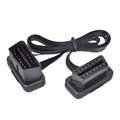 Flat Thin As Noodle OBD 2 OBDII OBD2 16Pin Male to Female ELM327 Diagnostic Extension Cable
