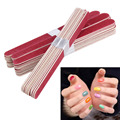 40pcs Nail File Manicure Pedicure Buffer Sanding Files Wood Crescent Sandpaper Grit Nail Art Tool