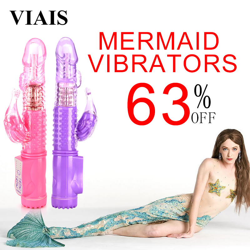 Sex Product 12 Speed Mermaid Vibrator G Spot Rotation Waterproof Dildo Vibrator Vibrating Adult Sex 
