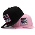 Adult size good cotton NY snapback cap new york embroidery underbill printing baseball cap girls pink