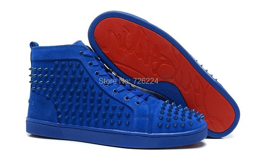 royal blue red bottoms