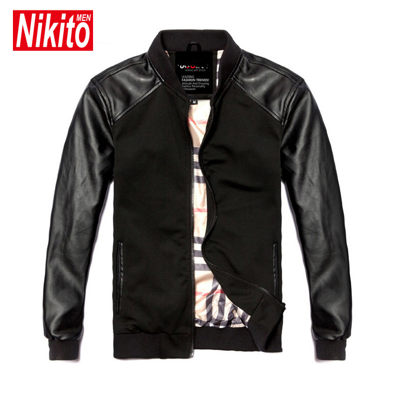 Leather Jacket Men 2015 New Arrival Brand Fashion ...