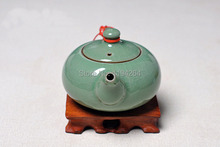Ge Kiln Longquan Celadon Ware Beauties Teapot Cups Kungfu Tea Set 180ml