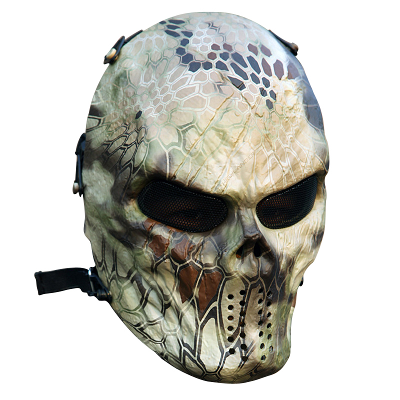 Typhoon Camouflage Hunting Masks Ghost Tactical Outdoor Military CS Wargame Paintball Motorcycle Airsoft Skull Full Face Mask
