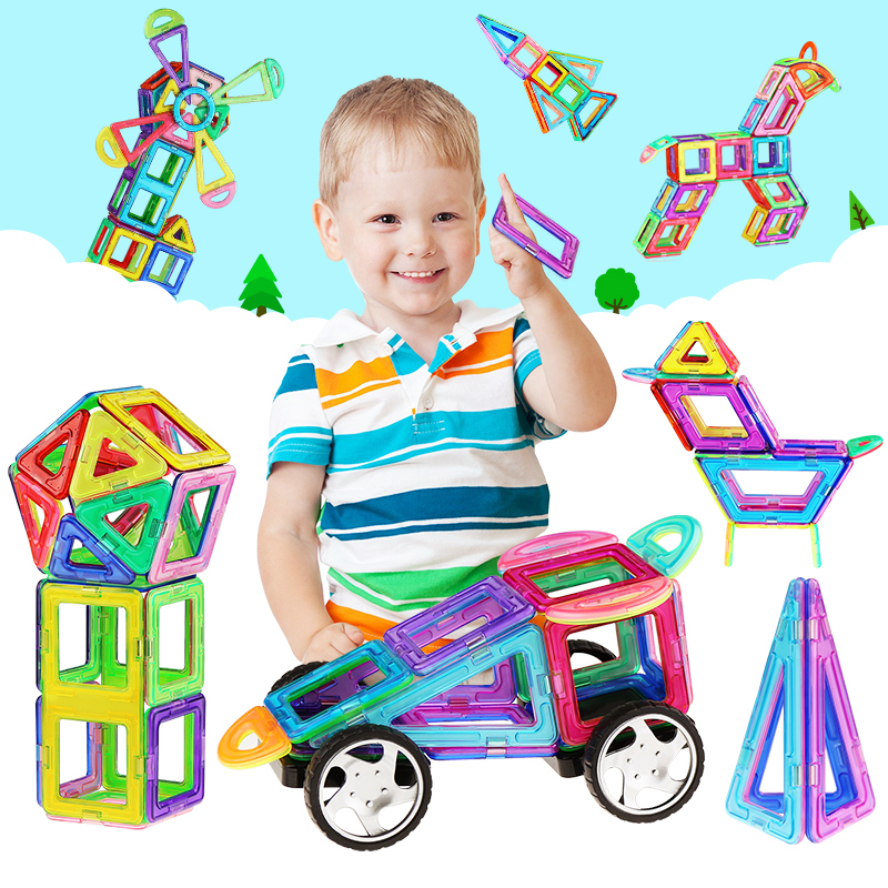 36Pcs/Lot Similar Magformers Magnetic Children Toys Models & Building Toy Blocks Learning & Educational Assembling Bricks Toys