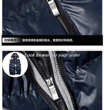 2014 autumn winter new Korean fashion Hooded cotton Vest slim comfortable Jackets coats man casual Wear