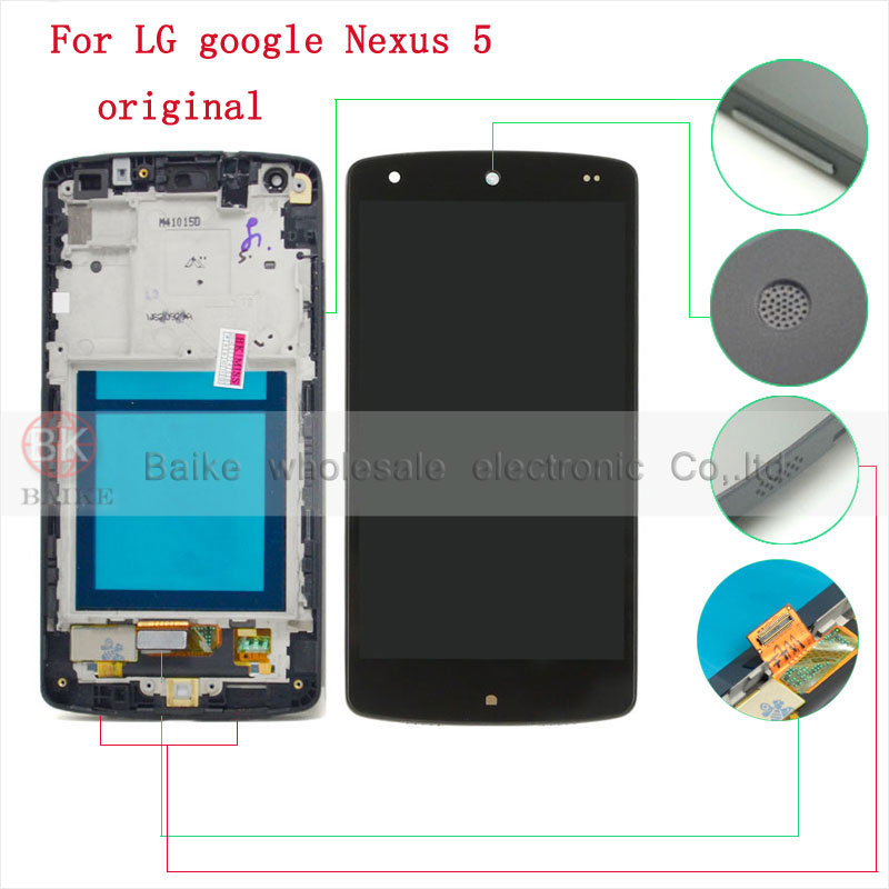  LG Nexus 5 D820 D821 - +   Digitizer +   100% 