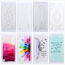 Mobile Phone Case For Apple iPod Touch 5 case Fashion 10 Style Cute Eiffel Tower Elephant Painted phone case cover,PT200