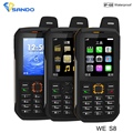 Original Waterproof phone WE S8 Power Bank GSM Senior old man IP68 Rugged shockproof cell phone