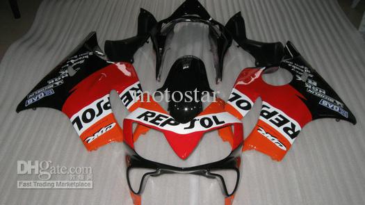  REPSOL Fairing kit for CBR600 CBR 600 F4I 04-07 2004 2005 2006 2007 Free shipping Windscreen