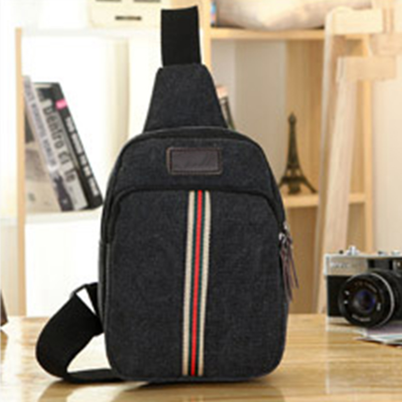 Men Chest Bags 3 Colors Male Canvas Bag Good Quality for Outdoor Travel Sport Use Casual
