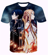 2016 summer Newest Anime Sword Art Online t-shirts Women Men harajuku Hipster 3d t shirt Cartoon SAO tshirts casual tees tops