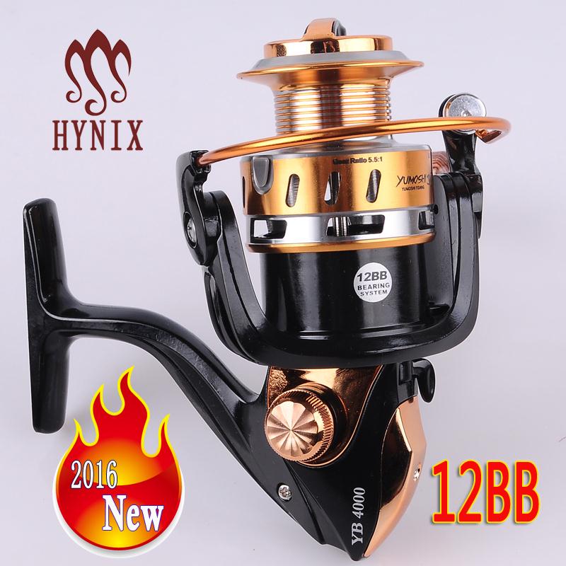 2016New Fishing Reels 12BB Ball Bearings Left Right Hand Interchangeable Spinning Reel 2000-7000 Fishing tackle Free Shipping