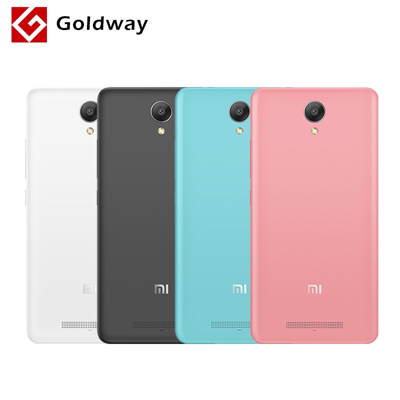 High-Quality-Xiaomi-Redmi-Note-2-Back-Cover-Plastic-Case-Colorful-Pink-Gold-Blue-White-Gray
