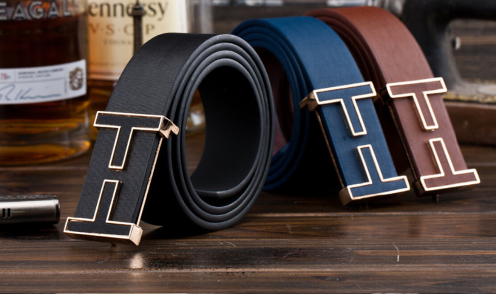New Arrival Hot 2015 High end Men's Fashion Brand Leather Belt Women