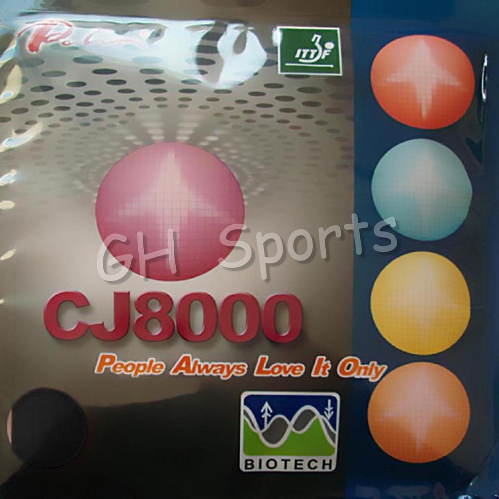 Description Picture 3 of itemPalio CJ8000 BIOTECH (2-Side Loop Type) Pips-In Table Tennis (PingPong) Rubber With Sponge (36-38 degree)