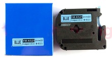 M-K521 9mm*8M black on blue M series label tape compatible brother printer Ribbons Printer Supplies color printer ribbon