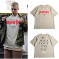 2016 Summer Tops Justin Bieber Fear Of God Purpose Tour My MaMa Dont Like You Bieber