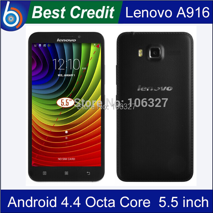   Lenovo A916, 4 G FDD LTE Android 4.4  1,4   Sim 5,5  HD 13.0 mp / 