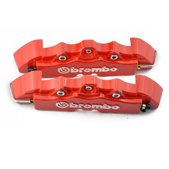 NEW Brembo Style Universal 2Pcs Set Disc Brake Caliper Covers 4 color Replacement Parts Fit for