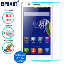 0.3mm Tempered Glass film for Lenovo A536 a 536 9H Hard 2.5D High Transparent Screen Protector free shipping pelicula de vidro