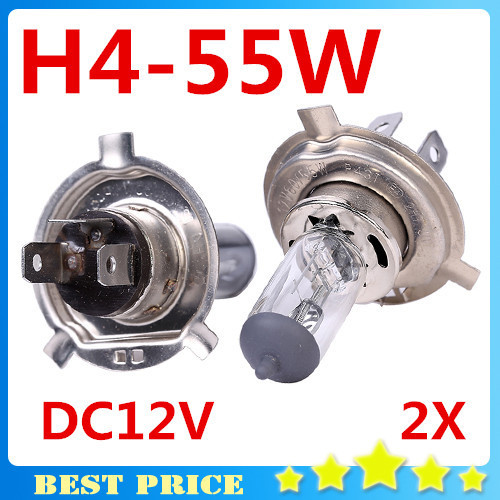 تا+ته+کردم+توش 2pcsH4 12V 55W H4 Halogen Xenon Car Light Bulbs Lamp Car Light Bulb ...