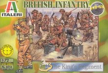 Fuera de la impresión! 6056 infantería británica segunda guerra mundial Italeri 1 : 72 modelo kit